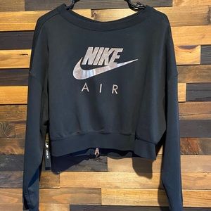 Nike back zip sweatshirt